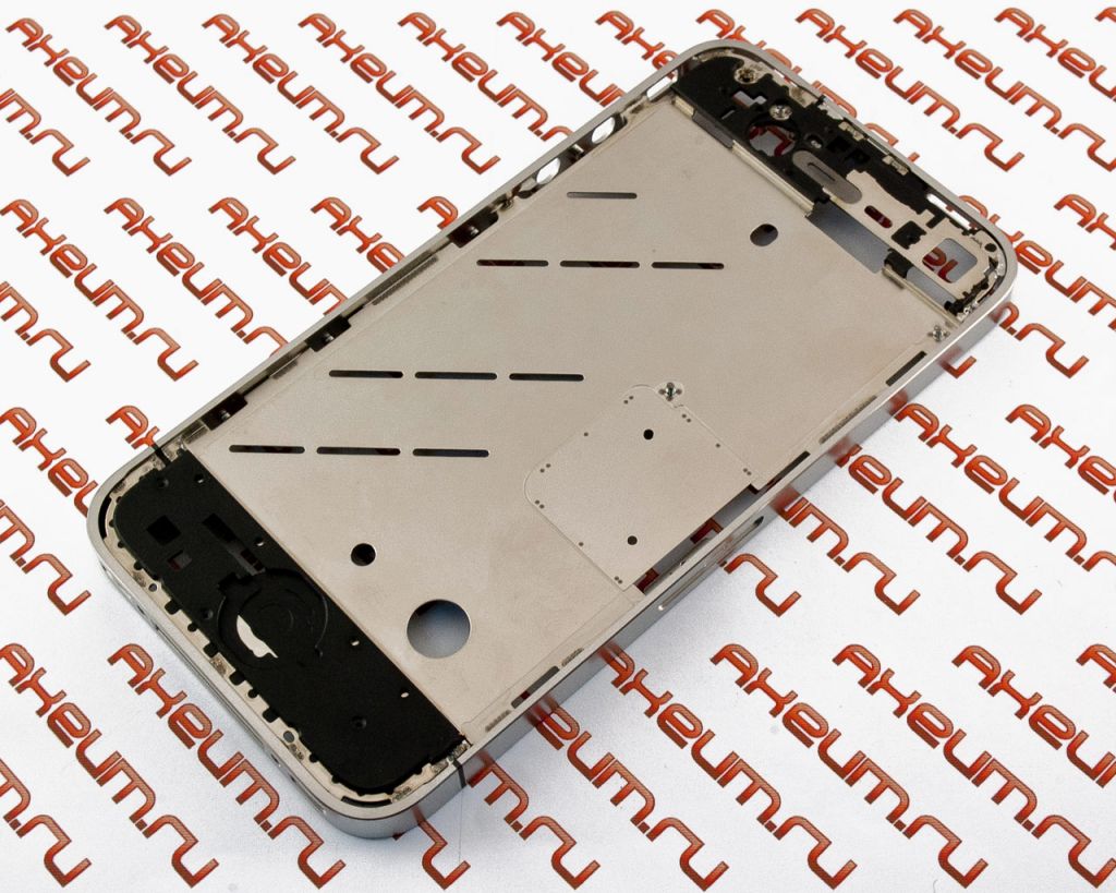 Средняя часть корпуса для iPhone 4 silver (серебро)