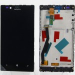 Дисплей для Nokia 720 модуль Черный - Оригинал 100%