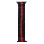 Ремешок для Apple Watch 38/40 mm миланский сетчатый браслет (black/red)