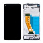 Дисплей для Samsung M115F (M11) модуль Черный - OR Ref. (SP)