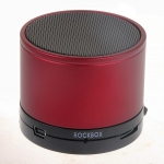 Акустика портативная RockBox Round (frosted red) FM/bluetooth/microSD