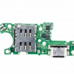 Шлейф для Huawei Honor X9a 5G плата на системный разъем/микрофон - Премиум
