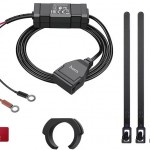 Автомобильное ЗУ Hoco Z45 черный для Мотоцикла/мопеда/мототехники.