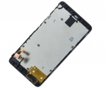 Дисплей для Nokia X Dual (RM-980) модуль Черный - Оригинал 100%