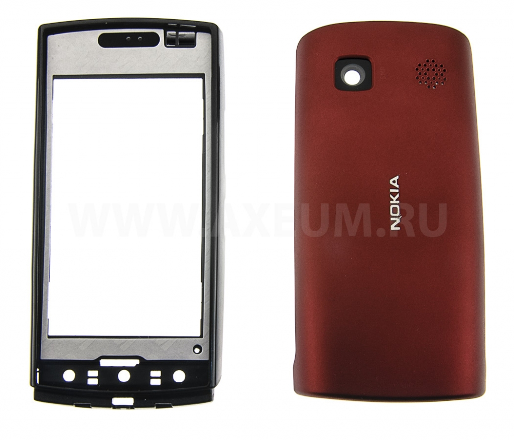 корпус для Nokia 500 red (красный)