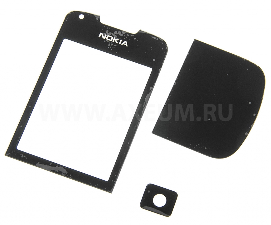 Стекло для Nokia 8800 Arte black (черное) комплект