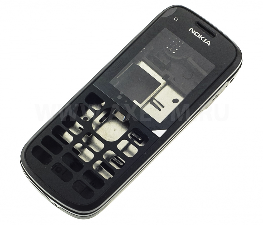 Корпус для Nokia C1-02 black (черный)